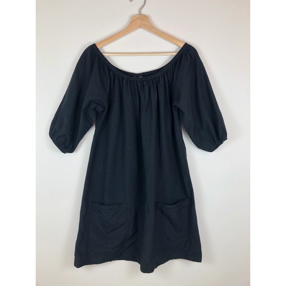 Anthropologie Mermaid Off Shoulder Peasant Dress